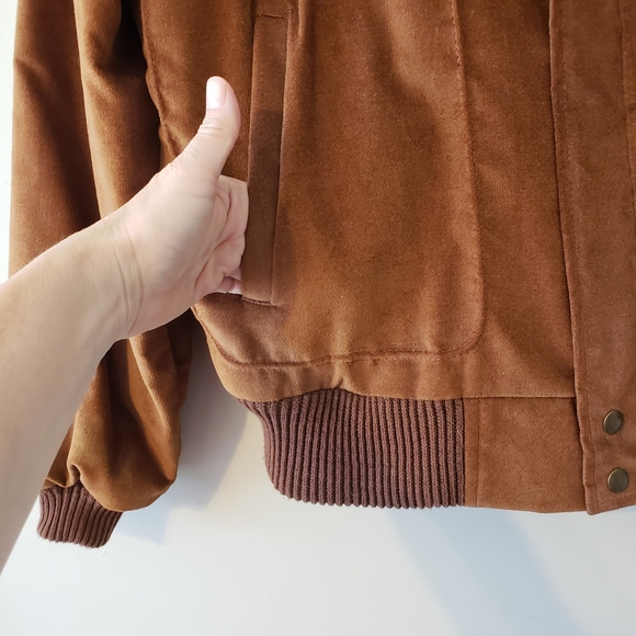 Vintage Mountain High Outerwear Pebbles American Jac Ultra Suede Zip Up Jacket L - Picture 11 of 15